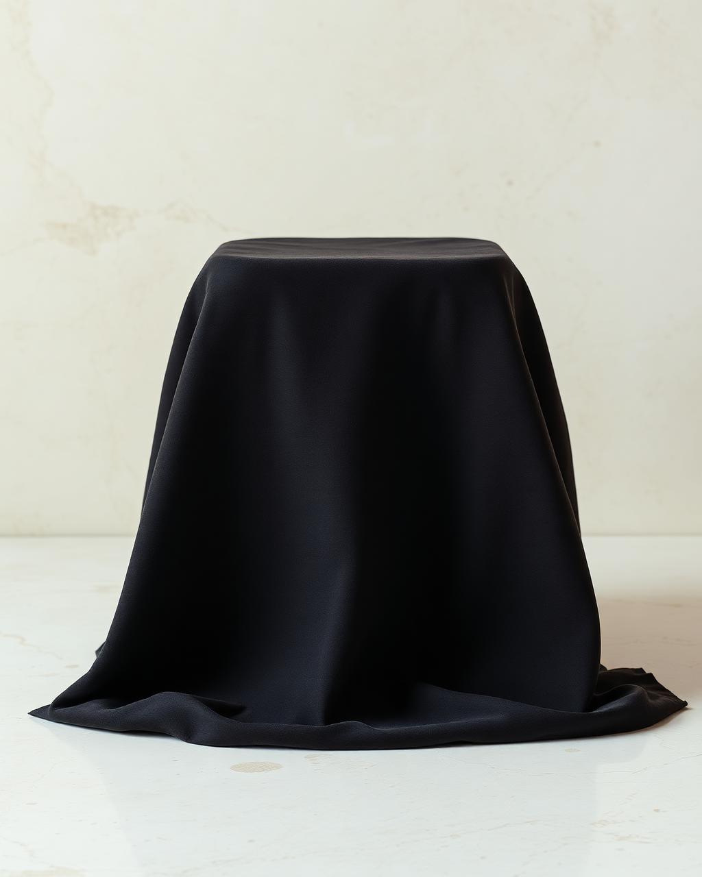 Lumen Tray — concealed under a dark drape, unreleased